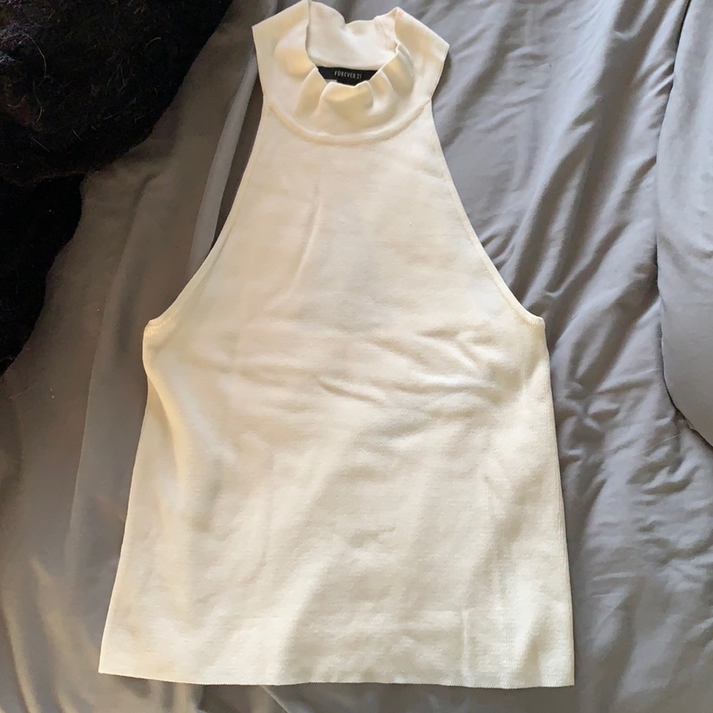 High neck tank top